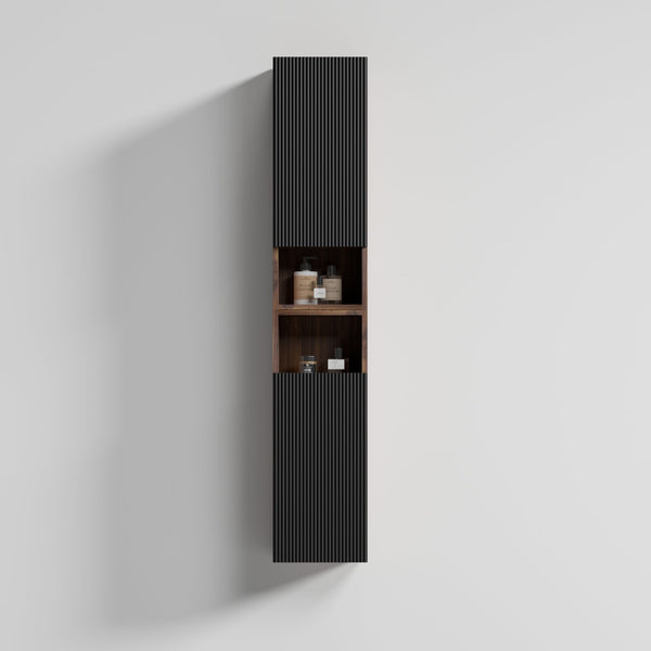 English Elm Cc1014s110.309 Floating Wall Cabinet Walnut Grille Mid-century Bathroom Storage W1865S00180