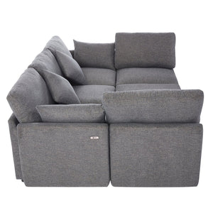 English Elm Swivel Barrel Accent Chair Chenille Tufted Round Club Seat for Living Room Lounge N719S002130E