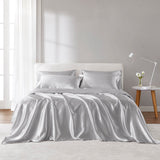 Madison Park Essentials Satin Casual Luxury Sheet Set MPE20-1103 Light Grey