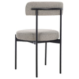 Safavieh Andrean Dining Chair Grey / Black DCH3900A-SET2