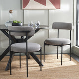 Safavieh Andrean Dining Chair Grey / Black DCH3900A-SET2