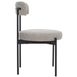 Safavieh Andrean Dining Chair Grey / Black DCH3900A-SET2