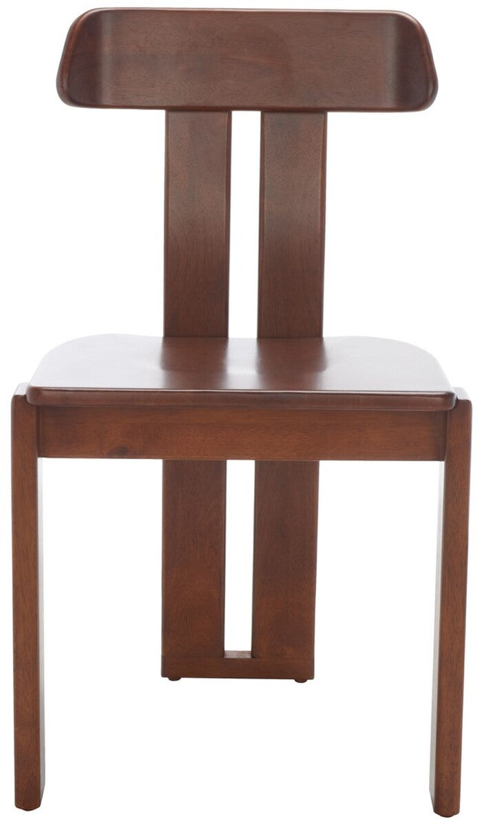 Safavieh Cayde Wood Dining Chair XII23 Walnut Wood DCH8801A