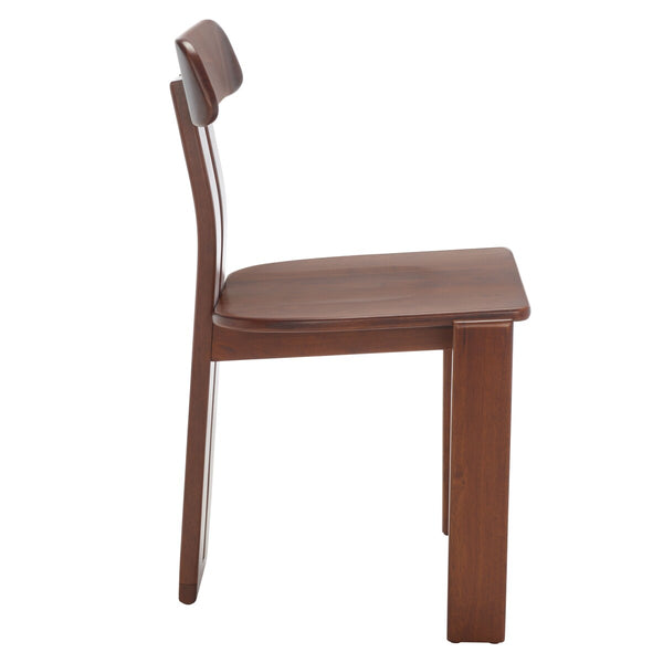 Safavieh Cayde Wood Dining Chair XII23 Walnut Wood DCH8801A