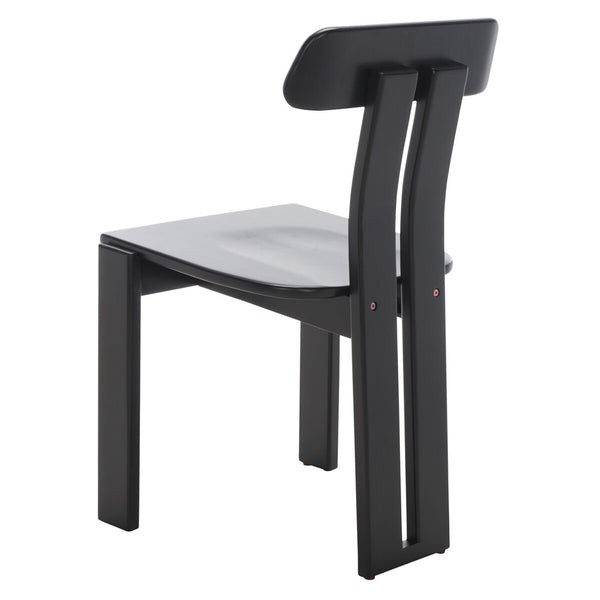 Safavieh Cayde Wood Dining Chair XII23 Black  Wood DCH8801C