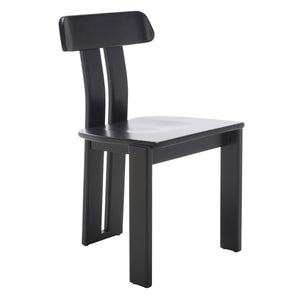 Safavieh Cayde Wood Dining Chair XII23 Black  Wood DCH8801C