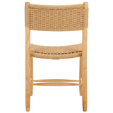 Safavieh Hylos Rope Dining Chair - Set of 2 Natural / Light Blonde DCH8803A-SET2