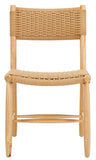 Safavieh Hylos Rope Dining Chair - Set of 2 Natural / Light Blonde DCH8803A-SET2