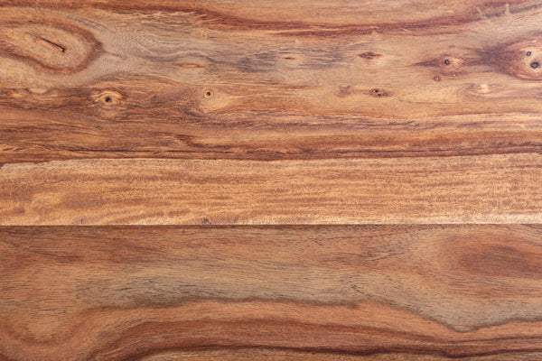 Porter Designs Porter Urban Solid Sheesham Wood Counter Table, 42" - 60" Butterfly Extension, Eco-friendly Style Natural Wood 07-117-08-1424