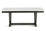 Finley White Marble Top Dining