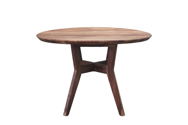 Porter Designs Porter Urban Solid Sheesham Wood Dining Table - Chic Modern Design With Elegant Clean Lines Brown Wood 07-117-01-1125