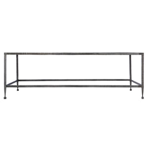 Bernhardt Bernhardt Longford Cocktail Table With Stone-Veneer Top & Forged-Iron Base, Rustic-Modern Accent 588026