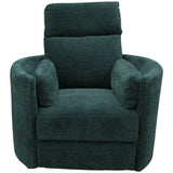 Parker House Parker Living Radius - Peacock Power Swivel Glider Recliner Peacock 100% Polyester (W) MRAD#812GSP-PEA