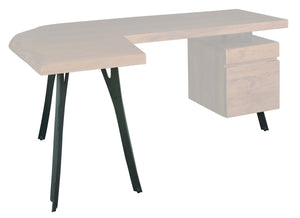 Hekman Furniture 27834b L Desk With File Base Assembly - Stylish  For Organized Workspaces  L Desk W File Base Assm 27834b