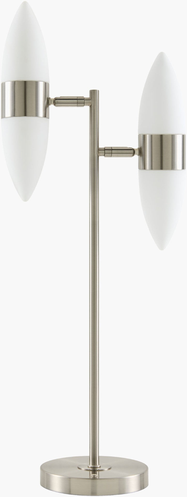 Livabliss Decize Iron and Glass Art Deco Table Lamp for Nightstand or Console Accent DCZ-001