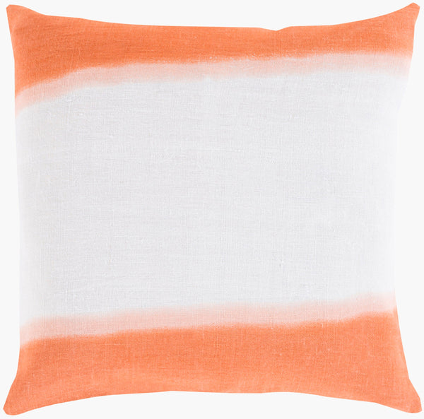 Surya Double Dip Accent Pillow - Luxurious 18"L X 18"W Modern Linen Design For Chic Home Decor Upgrade Dusty Pink Linen Dd008-1818d