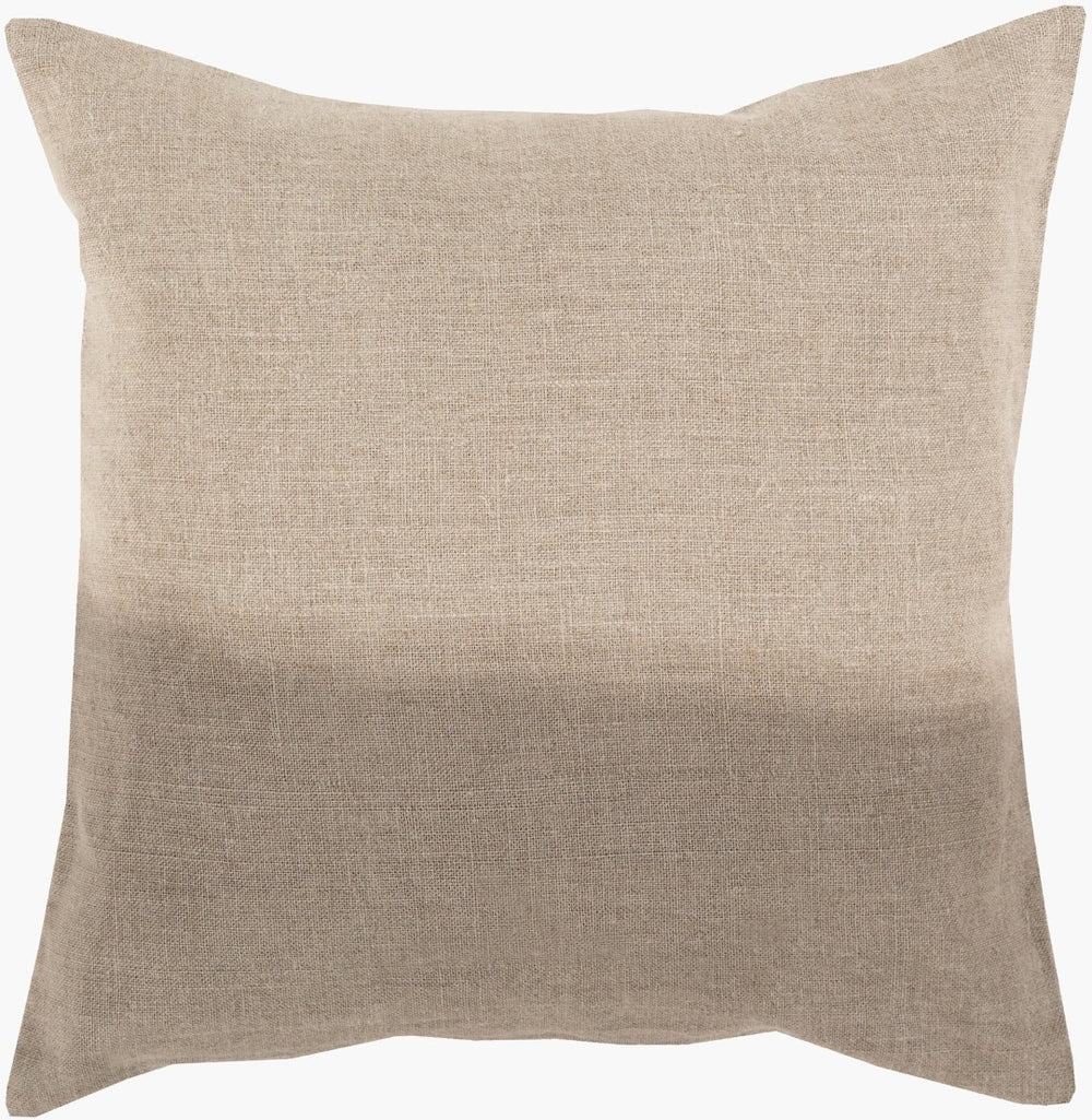 Surya Dip Dyed Linen Accent Pillow Handcrafted Gradient Coastal Artisan Throw for Beach Homes DD011-1818