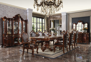 English Elm Black Black and Honey Oak Tufted Arm Chair Set of 2 — Plush Scalloped Seat, Nailhead Trim, Wood Arms, Luxurious Seating (2) B062P209275