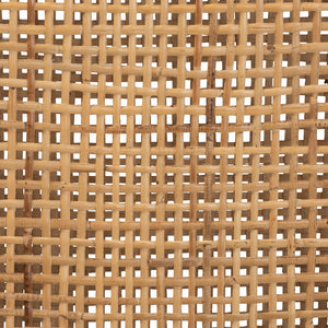 English Elm Modern Rattan Dining Chair Set of Two with Woven Back and Black Iron Base B2750P420351
