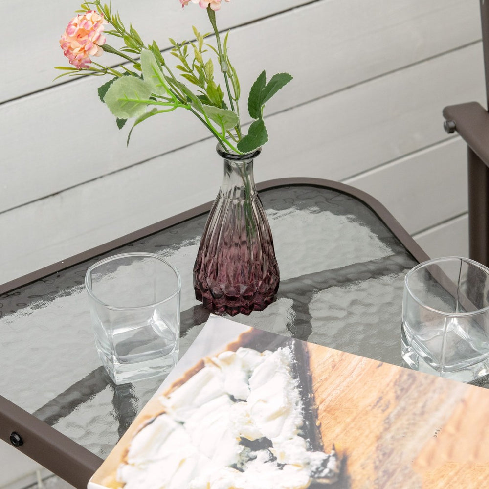 English Elm Outsunny Outdoor Glider Loveseat With Center Table – Comfortable 2-Seat Rocking Chairs For Relaxation W2225P217094-GIGA