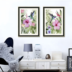 English Elm Set Of 2 Pelican Bird Framed Wall Art - Elegant Coastal Prints With Solid Wood Frames For Home Décor T3976P383230-GIGA