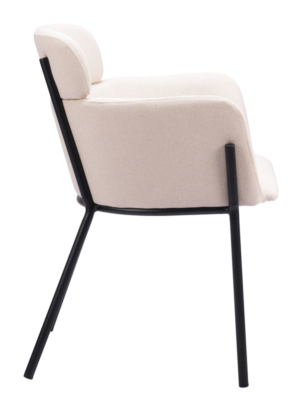 Bremor Dining Chair - Set of 2 Beige 110172 Zuo Modern