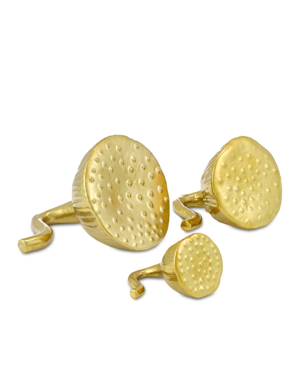 Hasu Gold Decorative Lotus - Set of 3