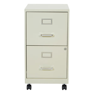 OSP Home Furnishings Metal File Cabinet Tan