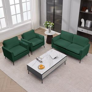 English Elm Ts Cat Paw Faux Leather Accent Chair Nordic Retro Single Seat for Bedroom Lounge Green W2311P457723