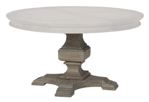 Hekman Furniture 25221b Round Dining Table Base - Elegant Wood Design For Modern Dining Spaces | Wellington Driftwood Wellington Estates Rd Dng Tble Base 25221b