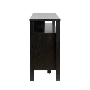 58" 2-Door Transitional Sideboard Black HTTD5DBL2 Walker Edison