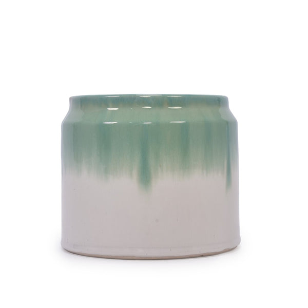 English Elm Set Of 2 Gradient Ceramic Flowerpots – Stylish Modern Planters For Indoor & Outdoor Décor Spaces! W3273P322302-GIGA