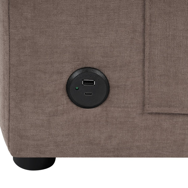 English Elm Swivel Barrel Accent Chair Chenille Tufted Round Club Seat for Living Room Lounge N719S002170D