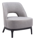 Mistley Accent Chair Gray 110110 Zuo Modern