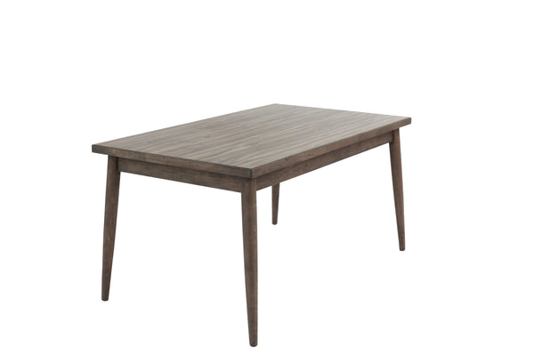 English Elm Contemporary Walnut Dining Table 59"x36" Solid Wood Look Melamine MDF Rectangle for Stylish Meals B011P203548