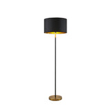 Martha Stewart Hunts Modern/Contemporary Metal Floor Lamp MT154-0036 Gold/Black