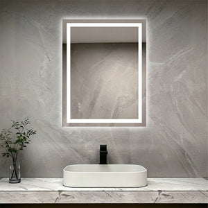 English Elm 28" X 36" Led Vanity Mirror Dual Front Back Lighting Anti-fog Dimmable Bathroom W1920P493133
