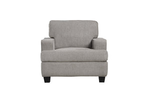 English Elm Wallace & Bay - Gray Accent Chair - Stylish Contemporary Fabric Seating For Living Rooms, Bedrooms & Reading Nooks B361P384445-GIGA