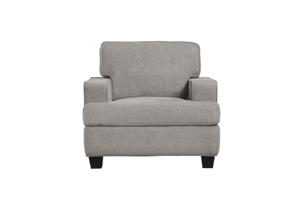 English Elm Wallace & Bay - Gray Accent Chair - Stylish Contemporary Fabric Seating For Living Rooms, Bedrooms & Reading Nooks B361P384445-GIGA