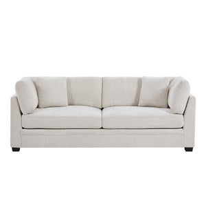 English Elm Christopher Knight Home® - 83.50" Modern Flared Arms Sofa with Chenille Upholstery, High-Density Cushions and Sturdy Legs Beige N771P345835M