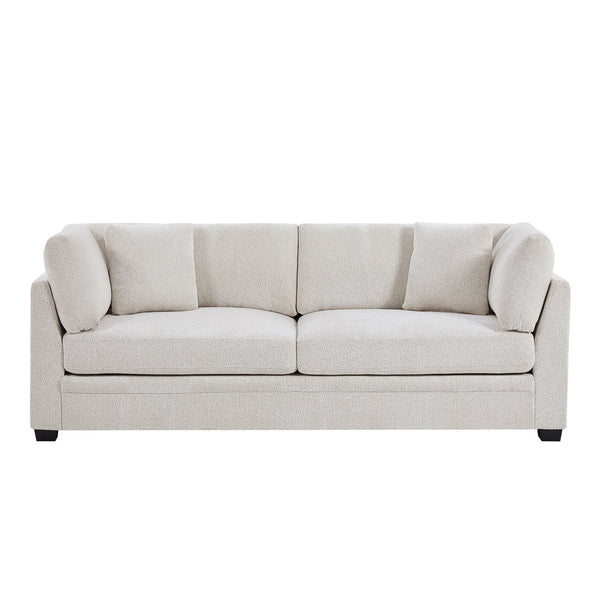 English Elm Christopher Knight Home® - 83.50" Modern Flared Arms Sofa with Chenille Upholstery, High-Density Cushions and Sturdy Legs Beige N771P345835M