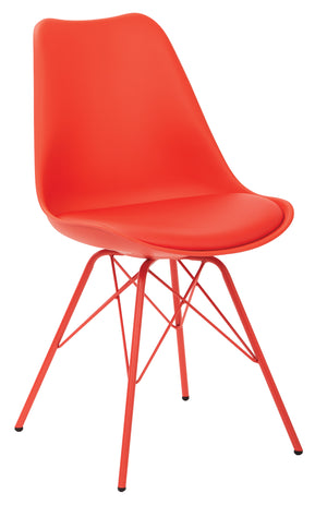 OSP Home Furnishings Emerson Side Chair Red