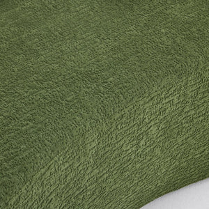 English Elm Curved Two Seat Chenille Sofa Sculptural Wave Design for Studio and Small Living Rooms Green W3612P422592