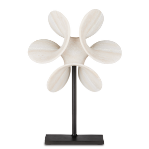 Helice Marble Ring - Stunning Handcrafted Sculpture with Dynamic Propeller Shape for Elegant Spaces