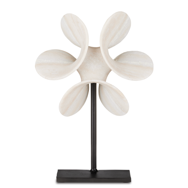 Helice Marble Ring - Stunning Handcrafted Sculpture with Dynamic Propeller Shape for Elegant Spaces