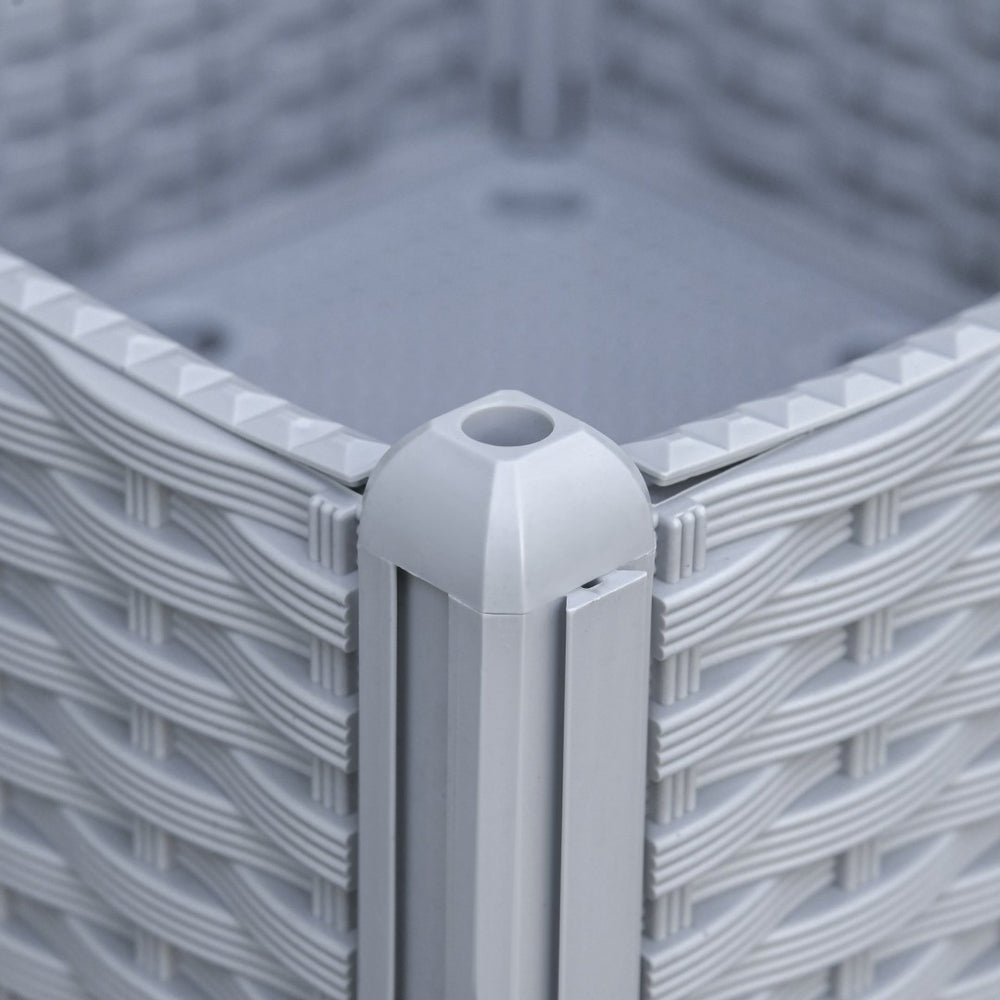 English Elm Outsunny 2-Piece Self-Watering Raised Garden Bed With Legs – Perfect For Flowers, Herbs & Veggies! W2225P174438-GIGA