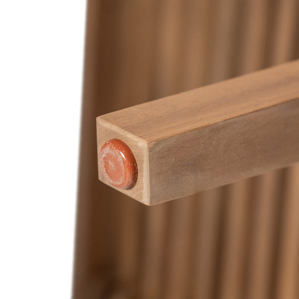 English Elm Christopher Knight Home® - 69" Acacia Wood Outdoor Dining Table with Slatted Top for Easy Drainage, Durable 300 lb Capacity, Stylish Patio Entertaining Brown N779P234500B