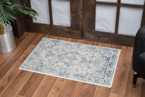 English Elm Noble Ivory Area Rug 2'7" X 7'3" - Durable, Stain-Resistant, And Perfect For High-Traffic Spaces B186P181066