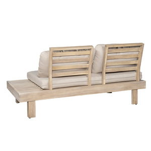 English Elm Christopher Knight Home® - Topia Acacia 4-Piece Outdoor Sectional Set With Cushions, Built-In Tables & Weather-Resistant Design N773OS00050S