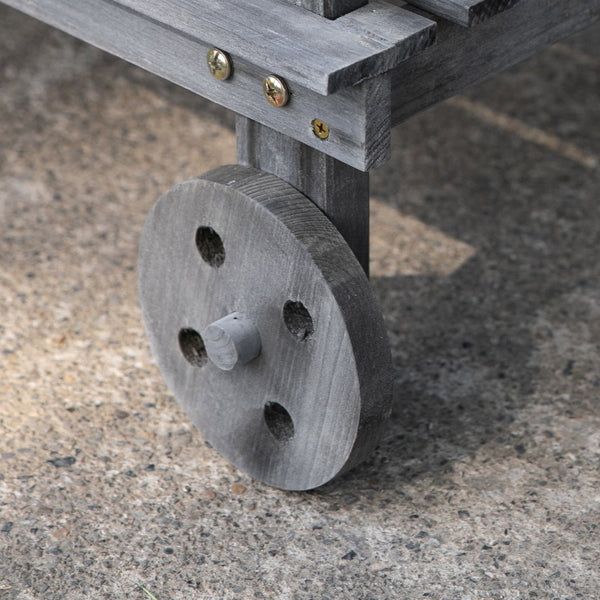 English Elm Outsunny 36'' Wooden Potting Bench With Removable Sink, Wheels & Ample Storage For Gardeners W2225P174488-GIGA